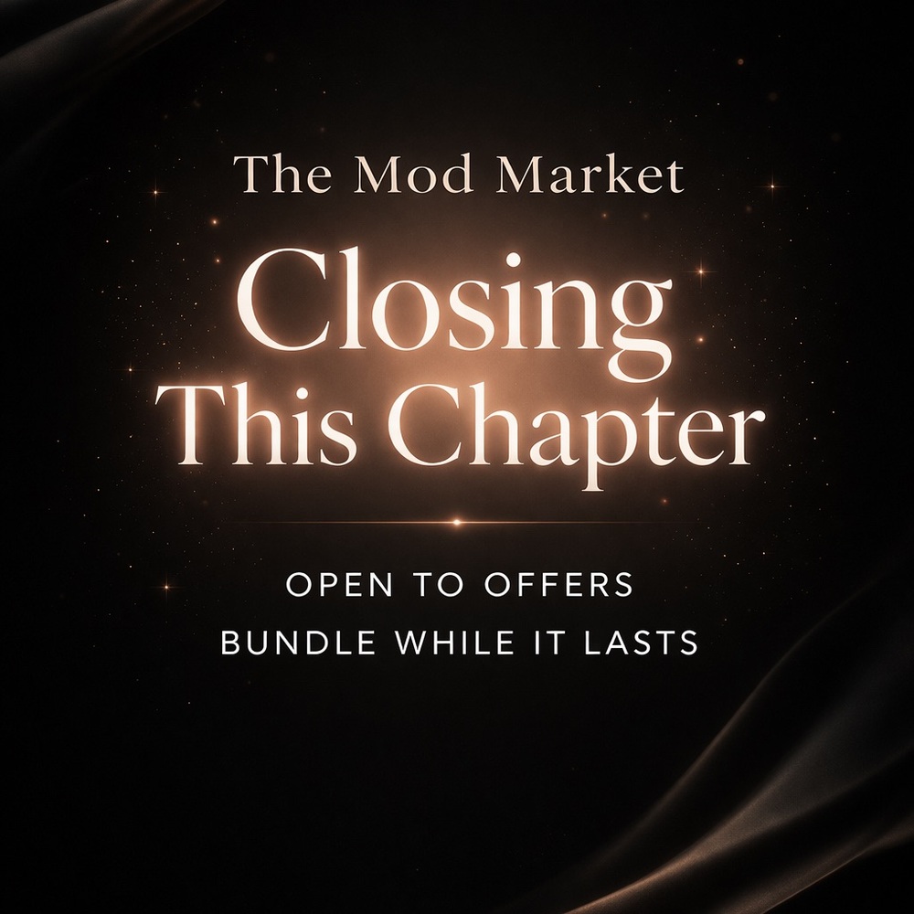 The Mod Market Closing Chapter Sale | Open to Offers | Bundle Deals
